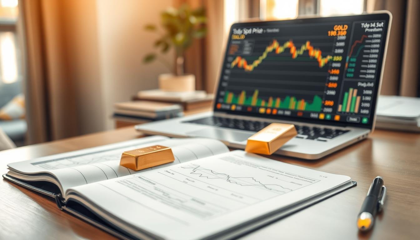 Read more about the article 許多上班族在規劃退休理財時，若想撥出部分資金抗通膨，應該如何根據當前的 黃金現貨 溢價來推算 今日黃金價格 的長期合理持有成本？